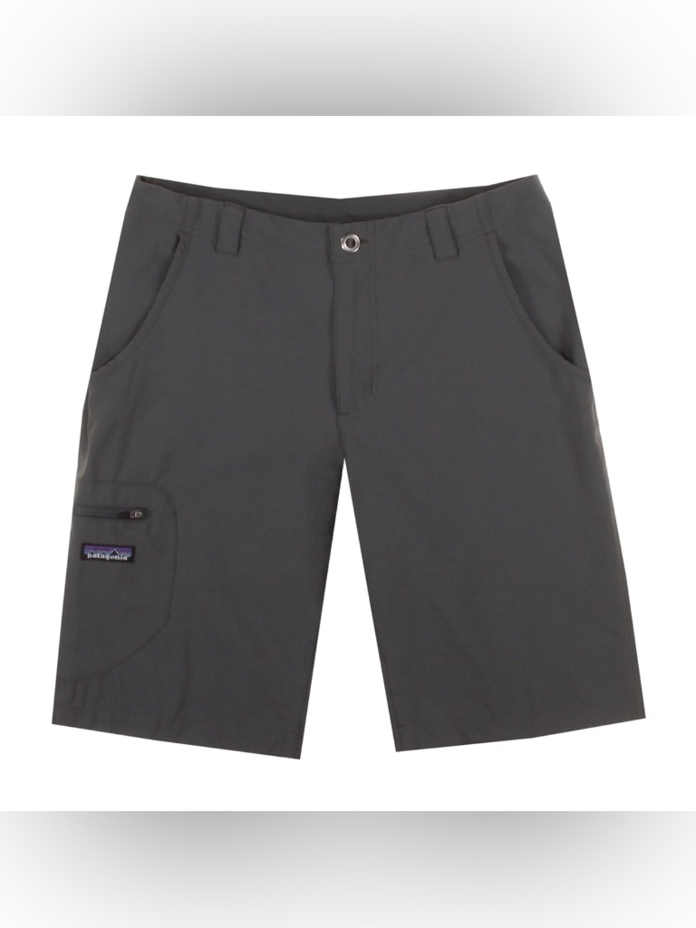 Patagonia Rock Guide Shorts Mens 34 Gray Stretch Hiking Climbing Outdoor